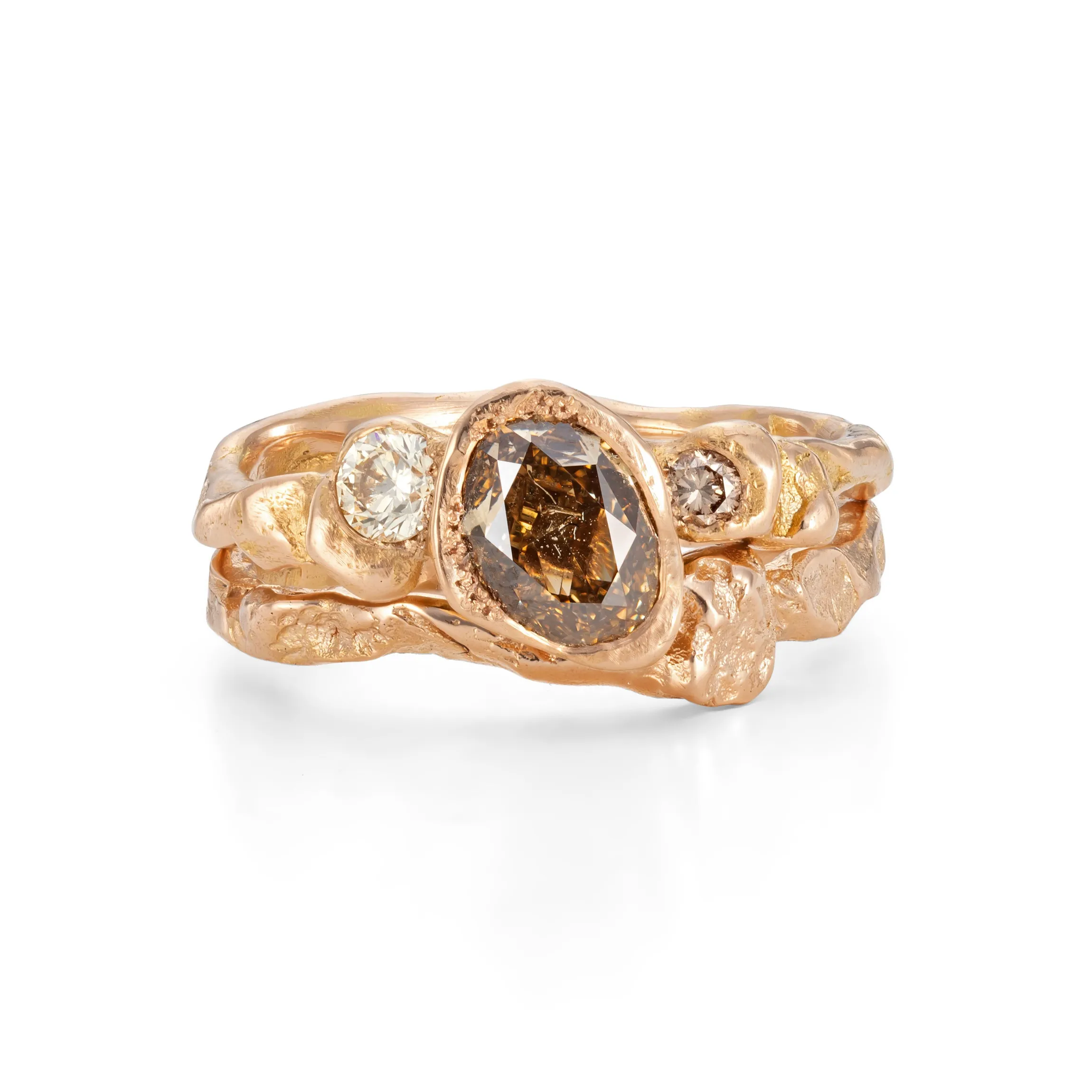 Adakite North Band 18ct Rose Gold
