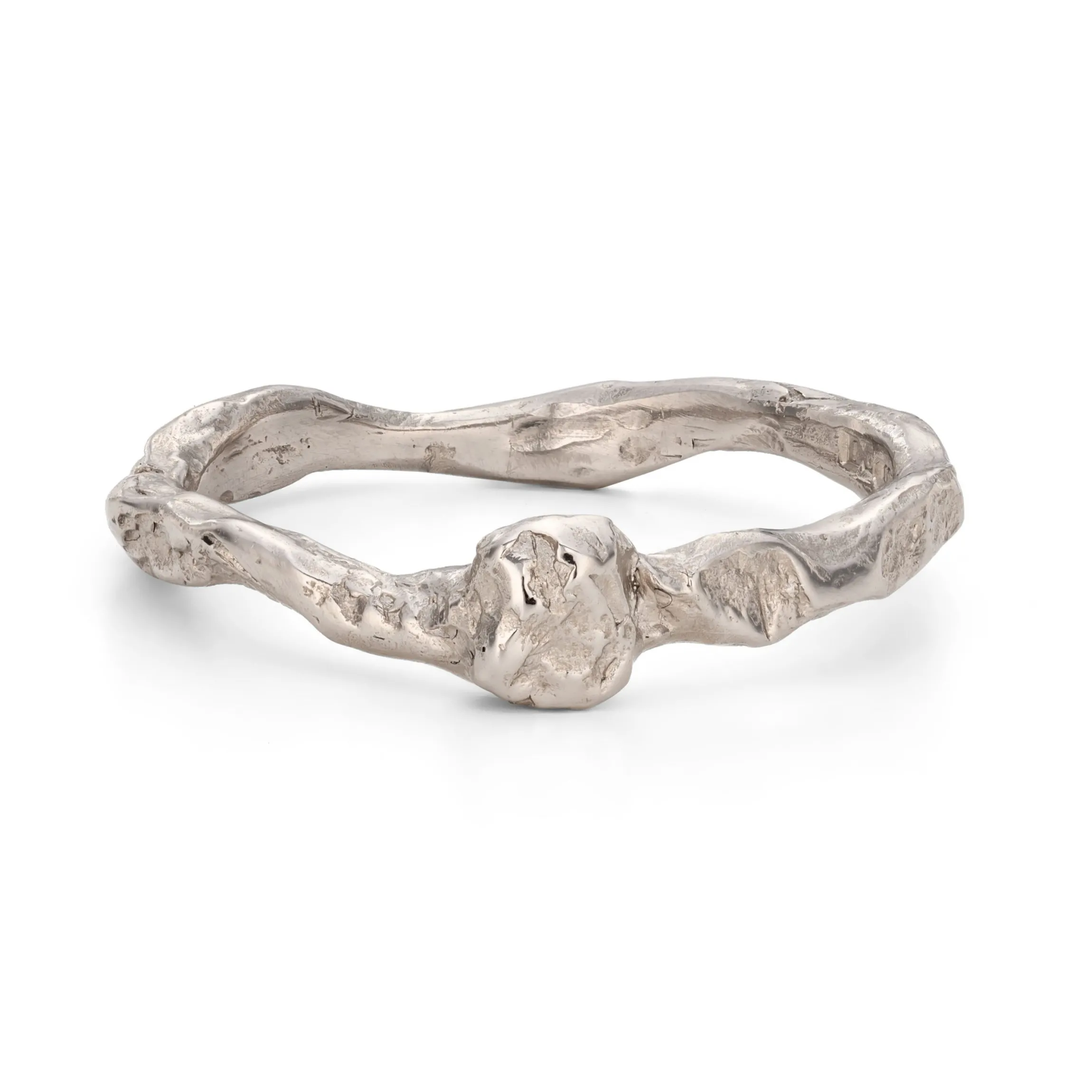 Adakite North Band 18ct White Gold