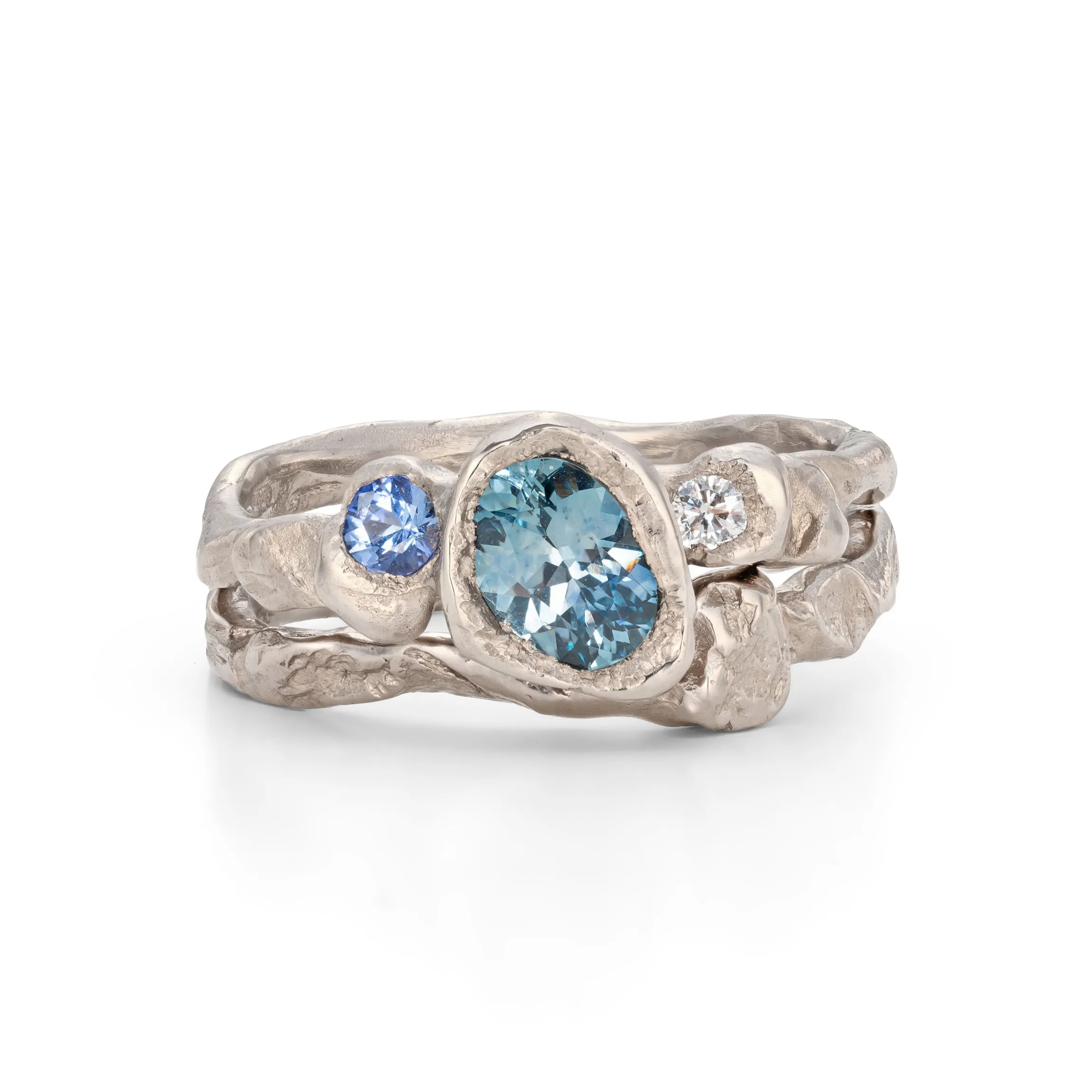 Adakite North Band 18ct White Gold
