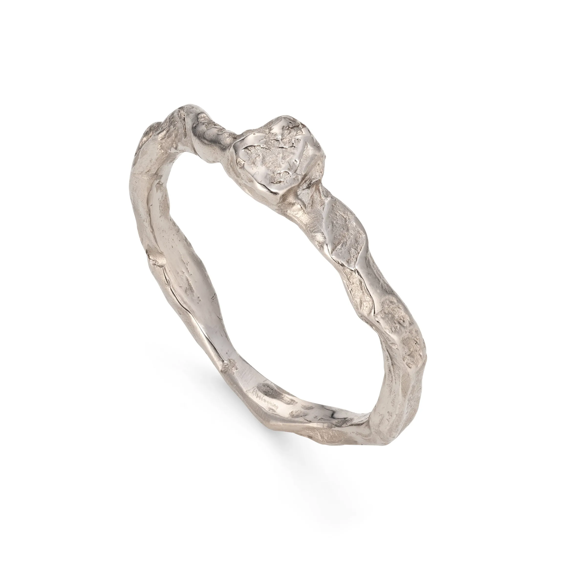 Adakite North Band 18ct White Gold