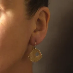 Adder Stone Drops 9ct Rose Gold