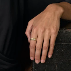 All Skinny Strata Ring Stack