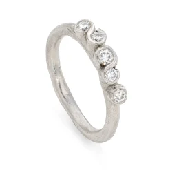All White Porphyra Ring