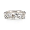 All White Sea Sorrel Ring