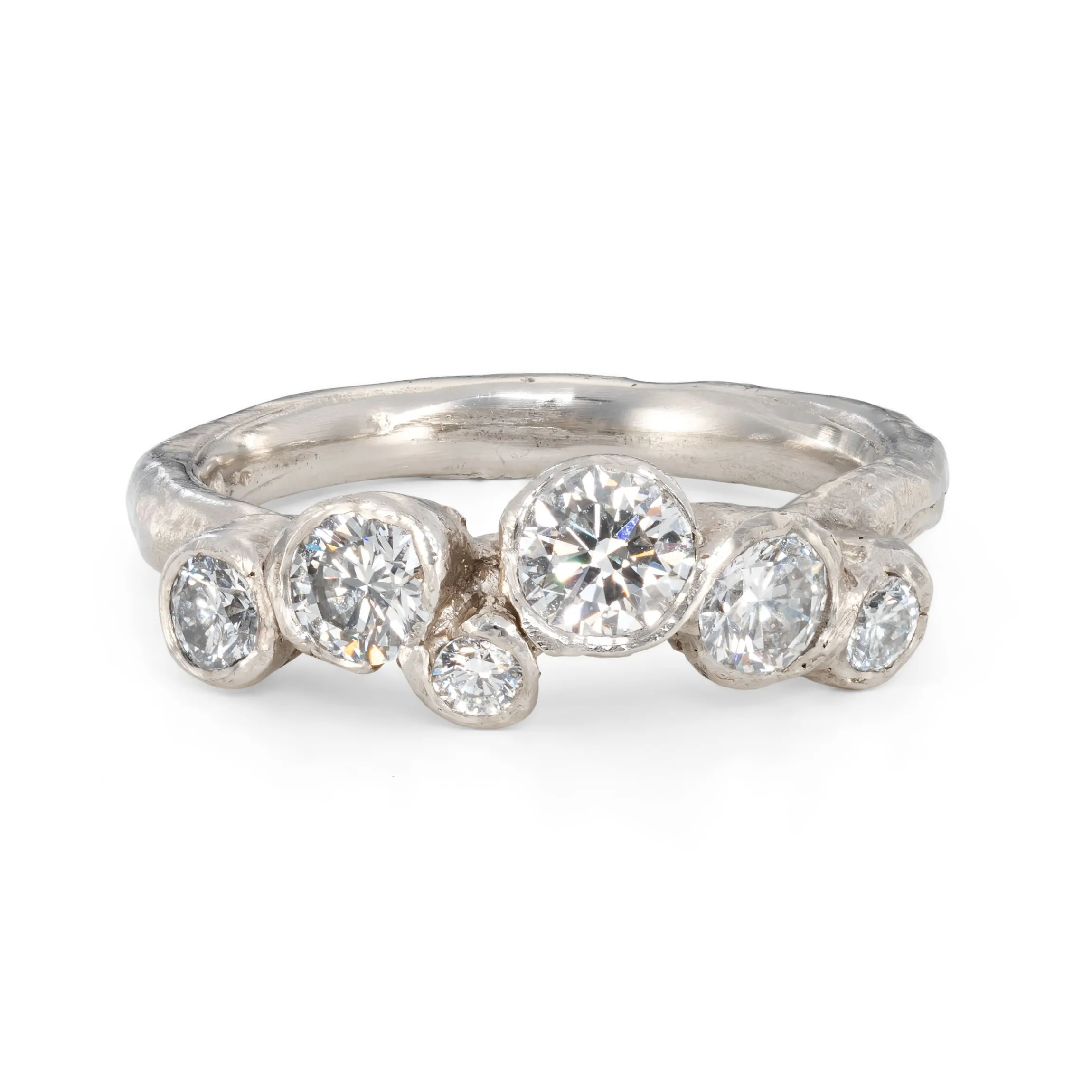 All White Sea Sorrel Ring