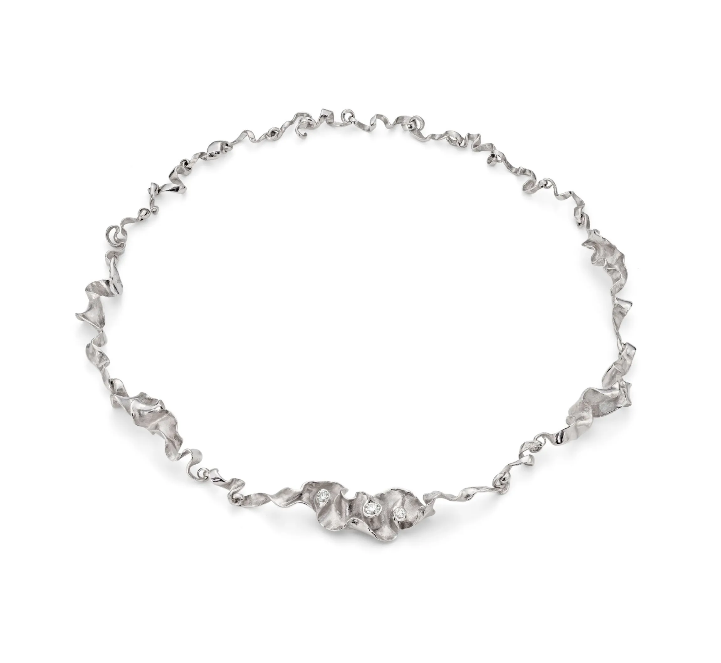 Bespoke Platinum Diamond Necklace