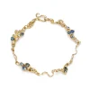 Bespoke Seaweed Sapphire Bracelet