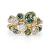 Bespoke Tidal Sapphire Ring Stack