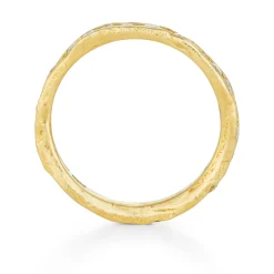 Bright White Channel Ring