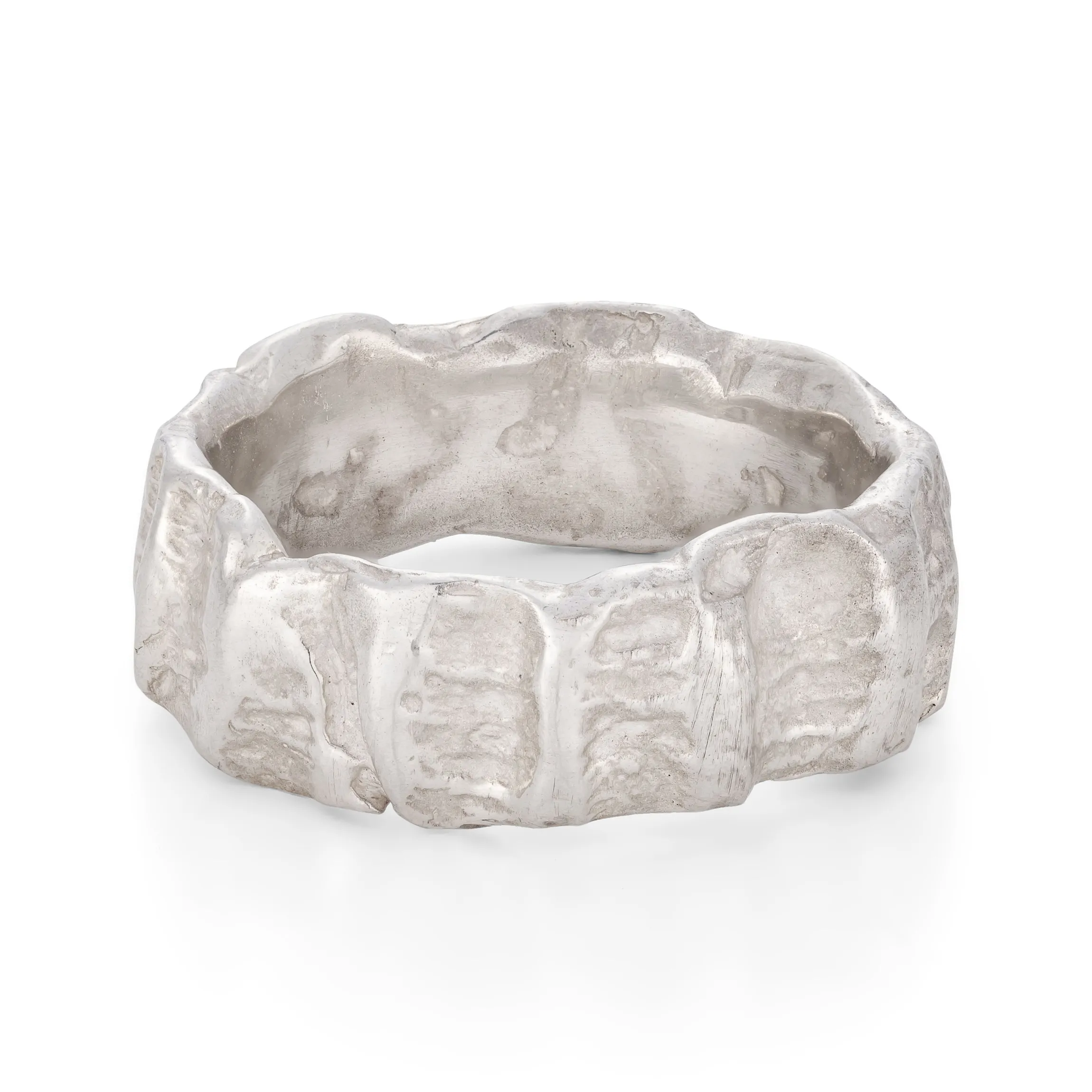 Cockle Heavy Ring Silver