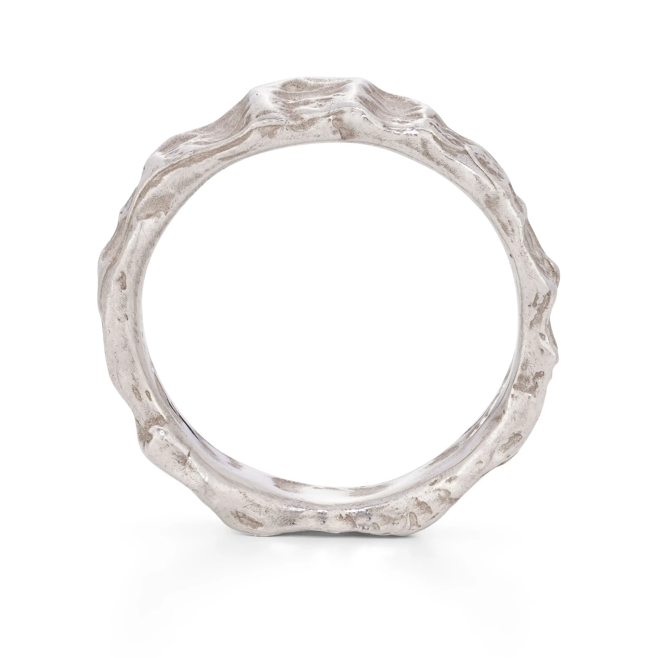 Cockle Heavy Ring Silver