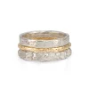 Cockle Strata Ring Stack