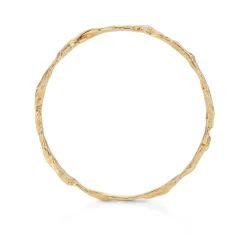 Craggy Bangle 9ct Gold