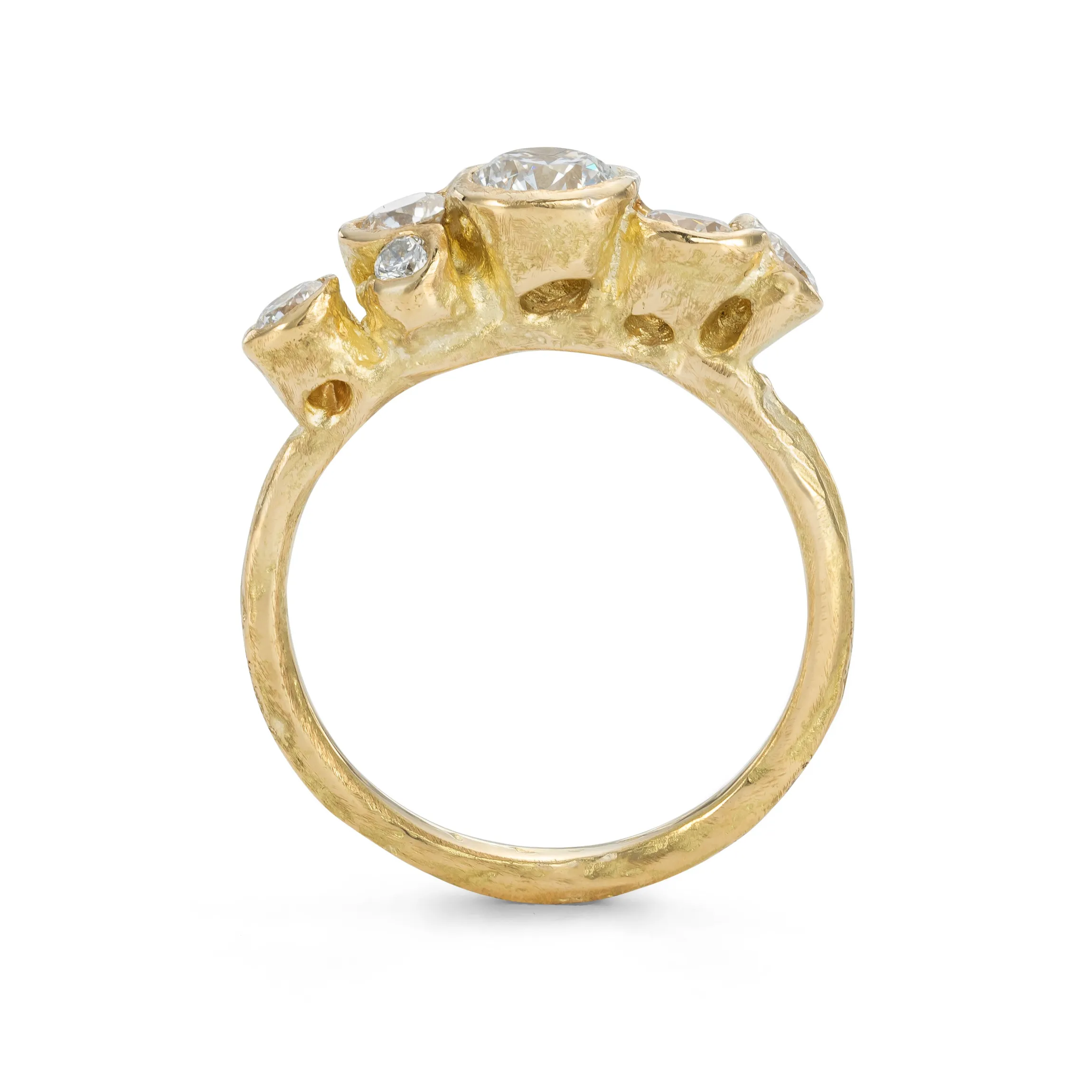 Crest White Diamond Nori Ring