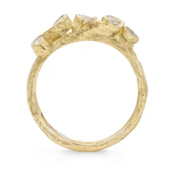 Crest White Palmata Ring
