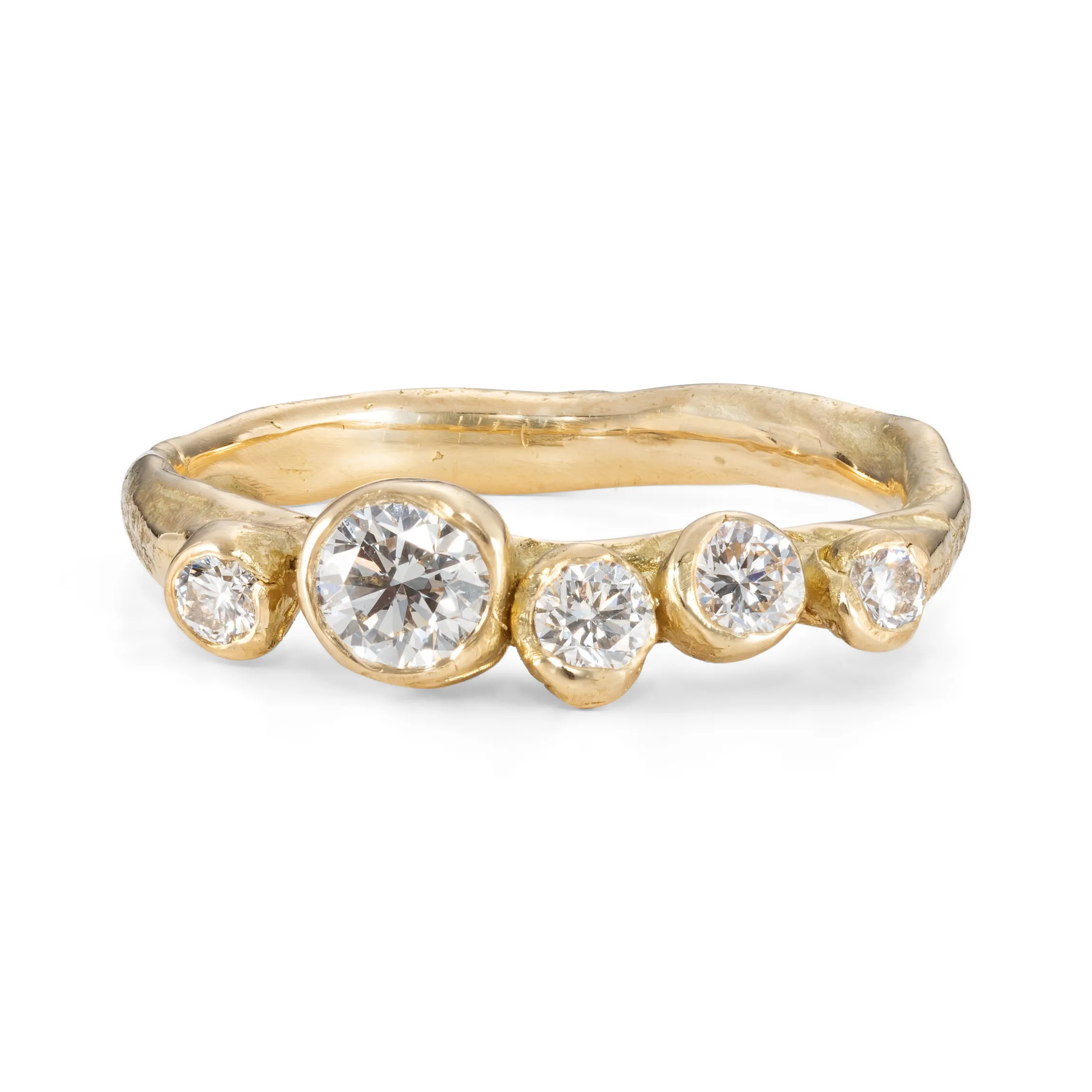 Crested Ebb & Flow Ring