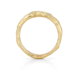 Crested Half Channel Ring