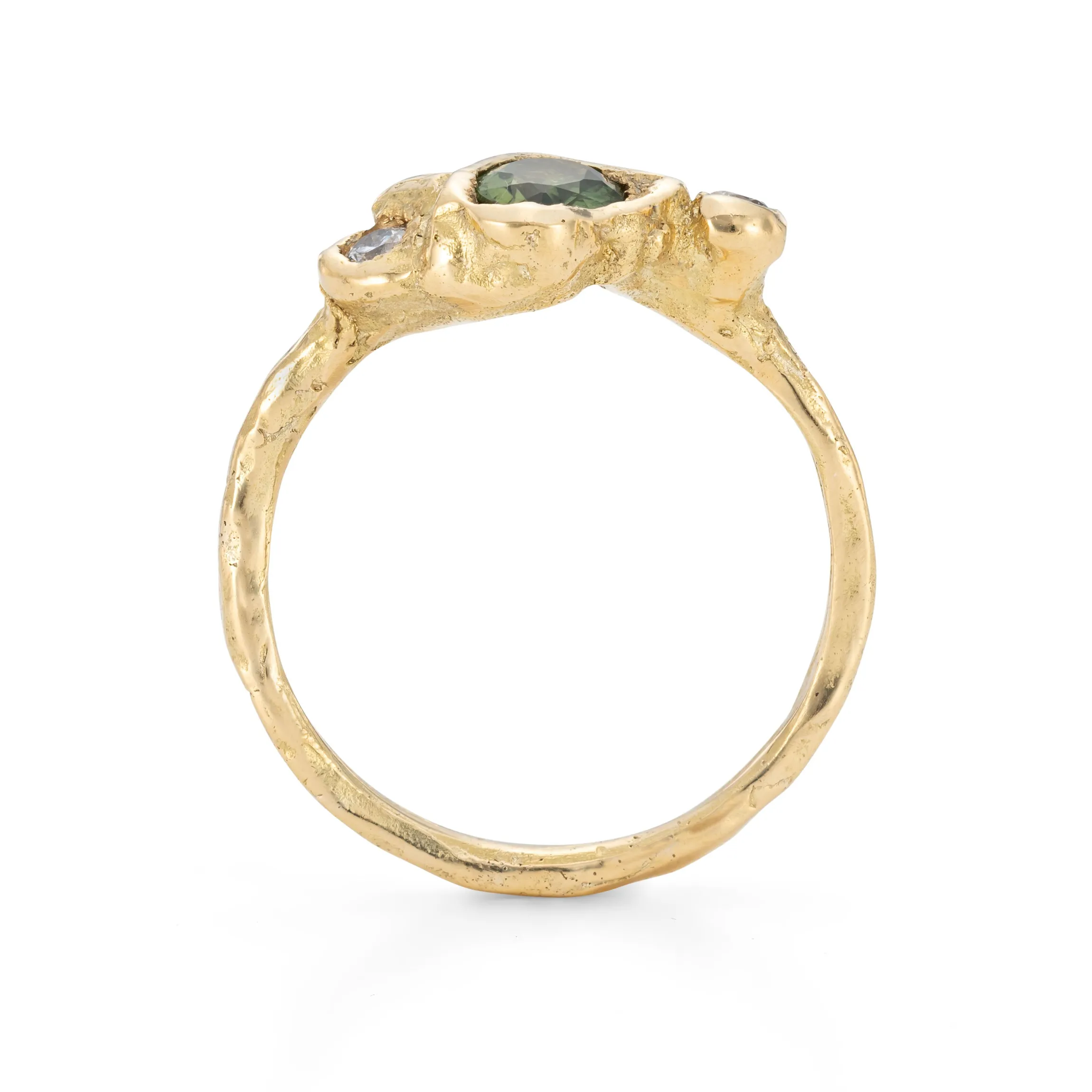 Crested Sapphire Adakite East Ring