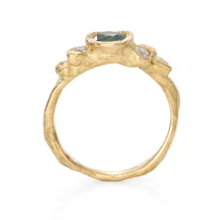 Crested Sapphire Adakite North Ring