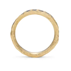 Denim Deep Channel Ring