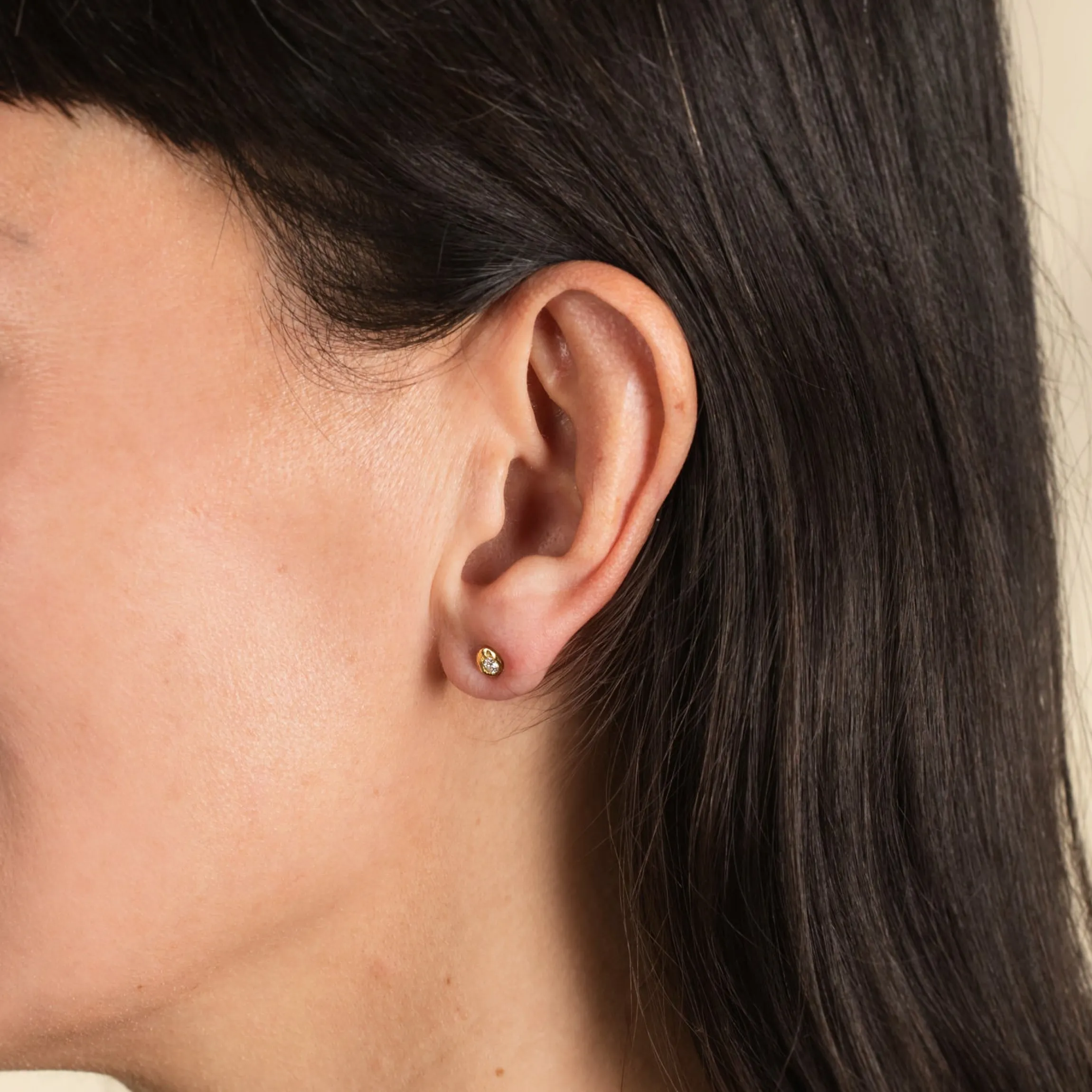 Diamond Nugget Studs