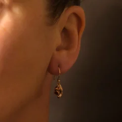 Furl Drops 9ct Rose Gold