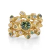Green Ocean Dulse Ring Stack