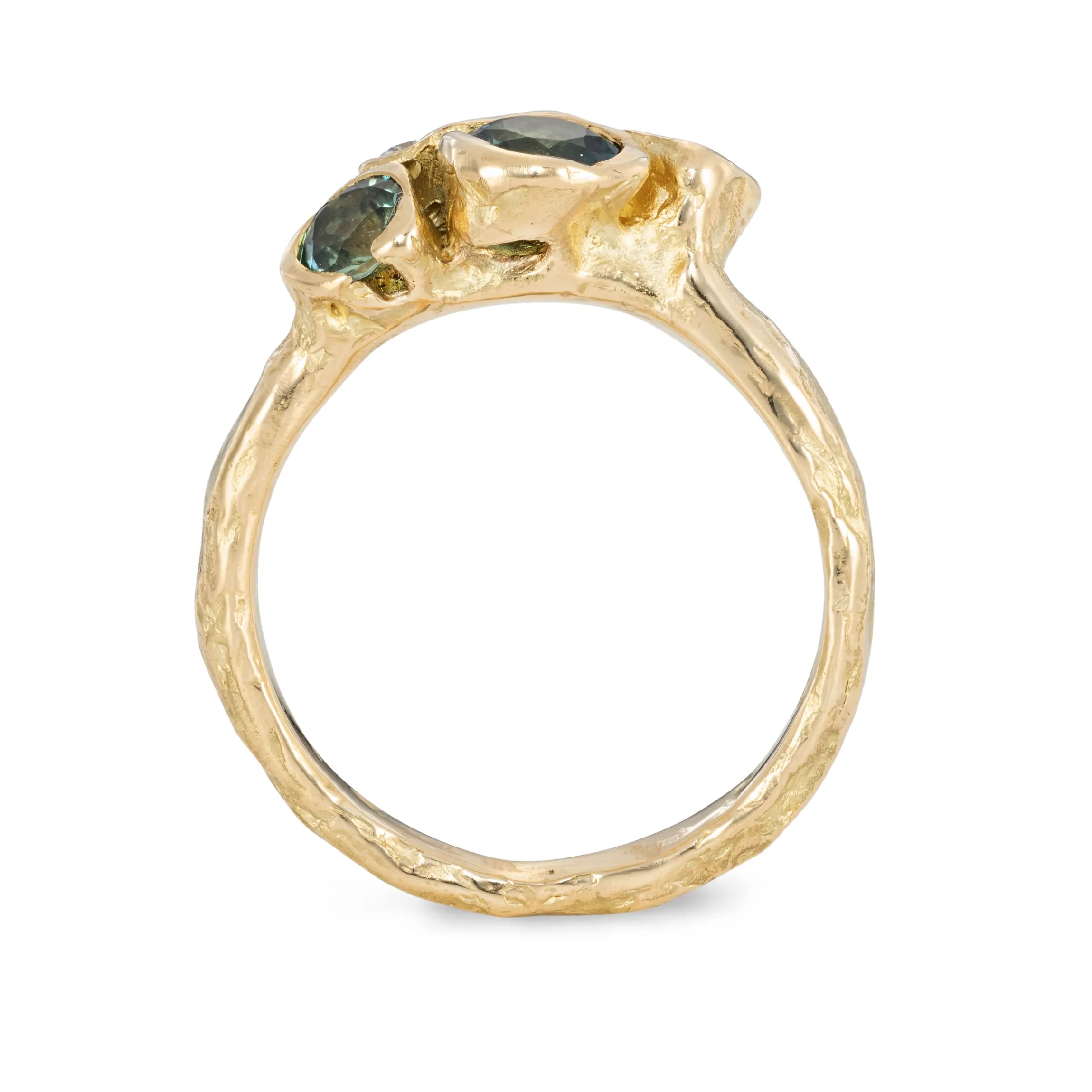 Green Sapphire Lansallos Ring