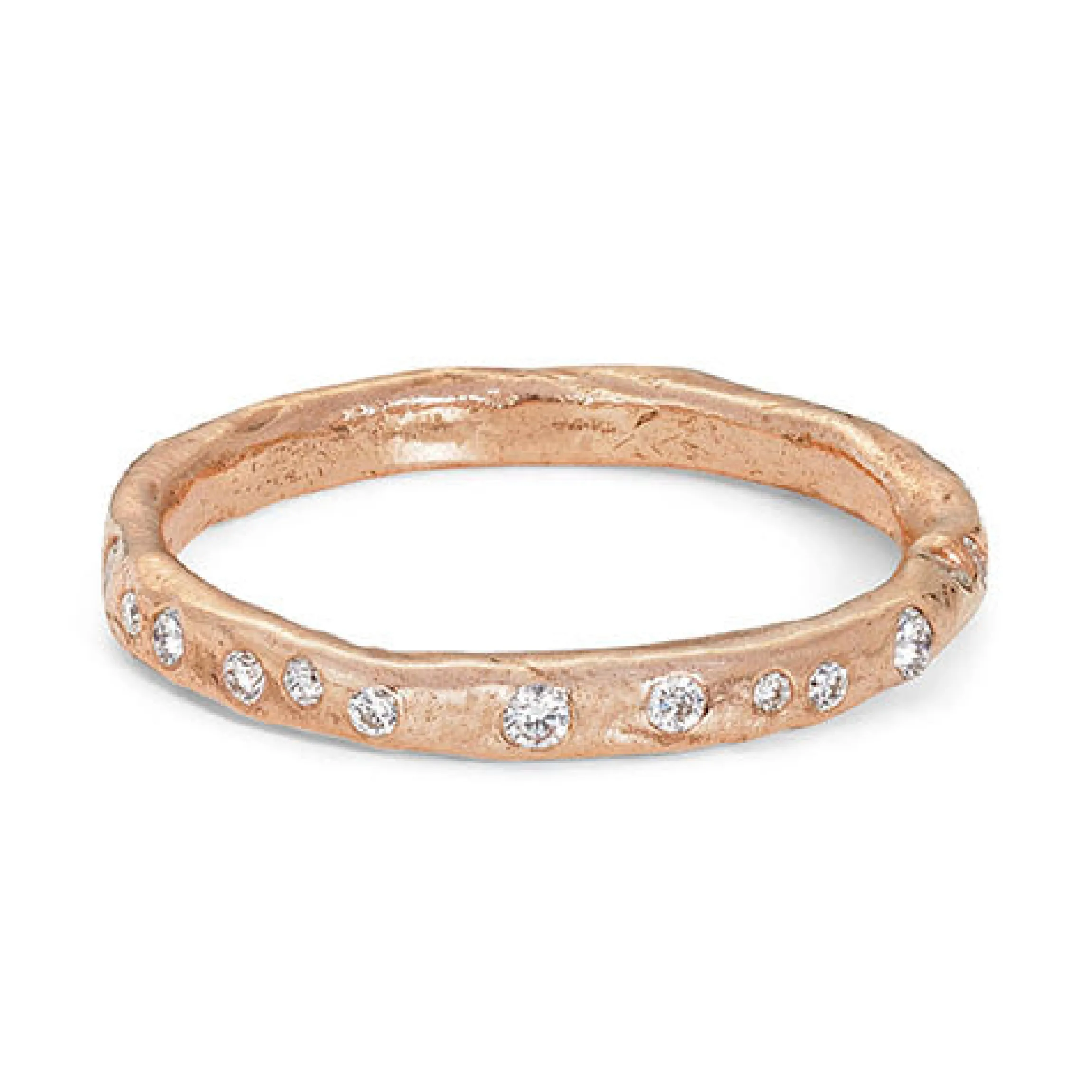 Ice Peppered Rock Ring