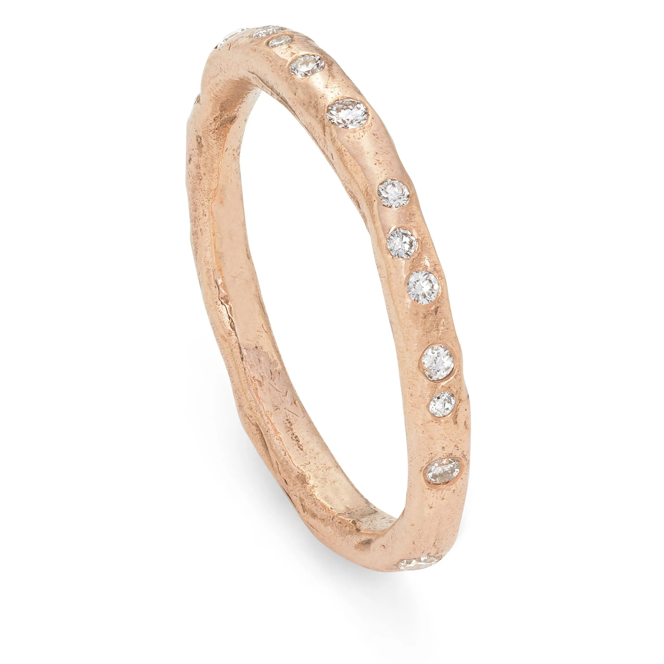 Ice Peppered Rock Ring