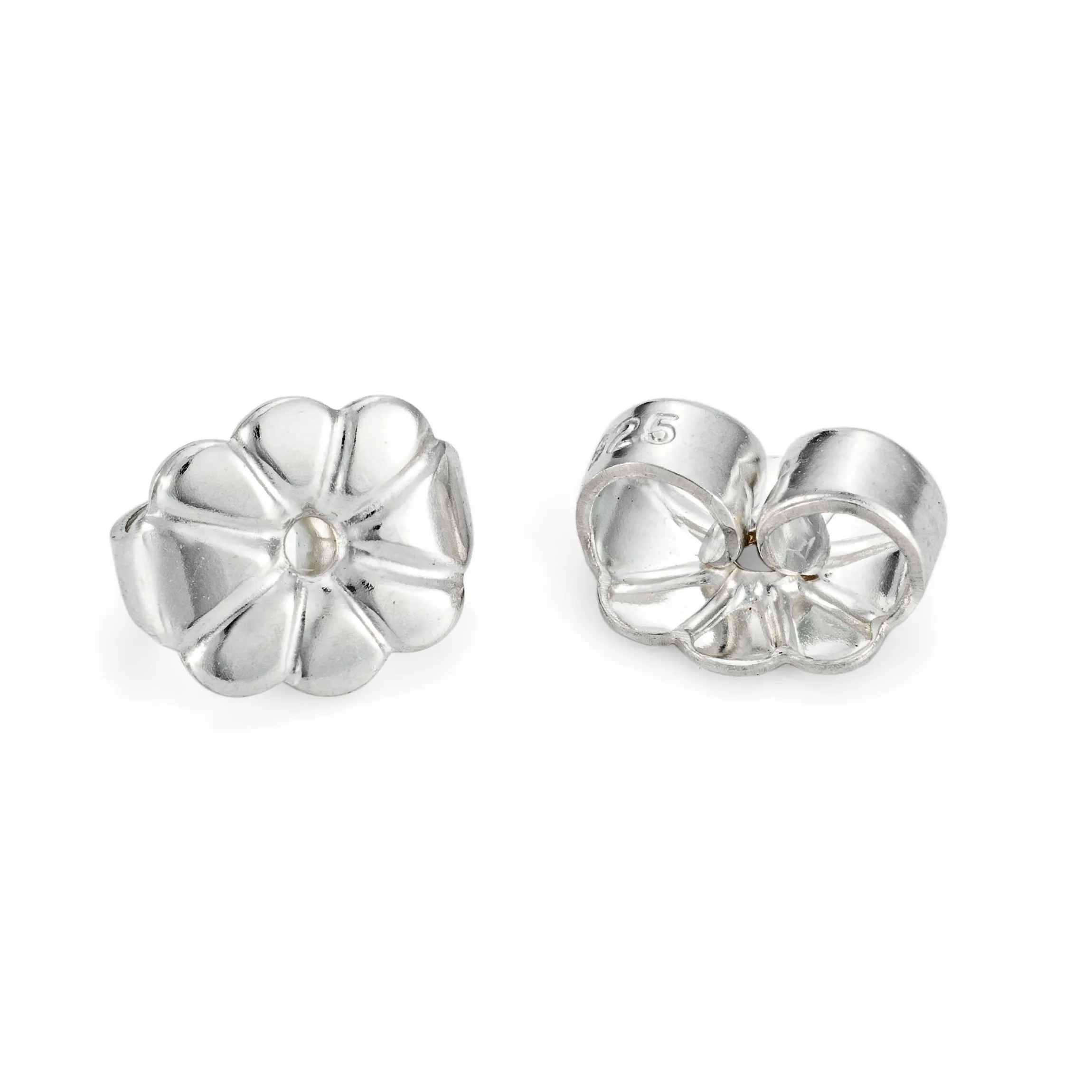 Medium Flattened Nuggets Silver