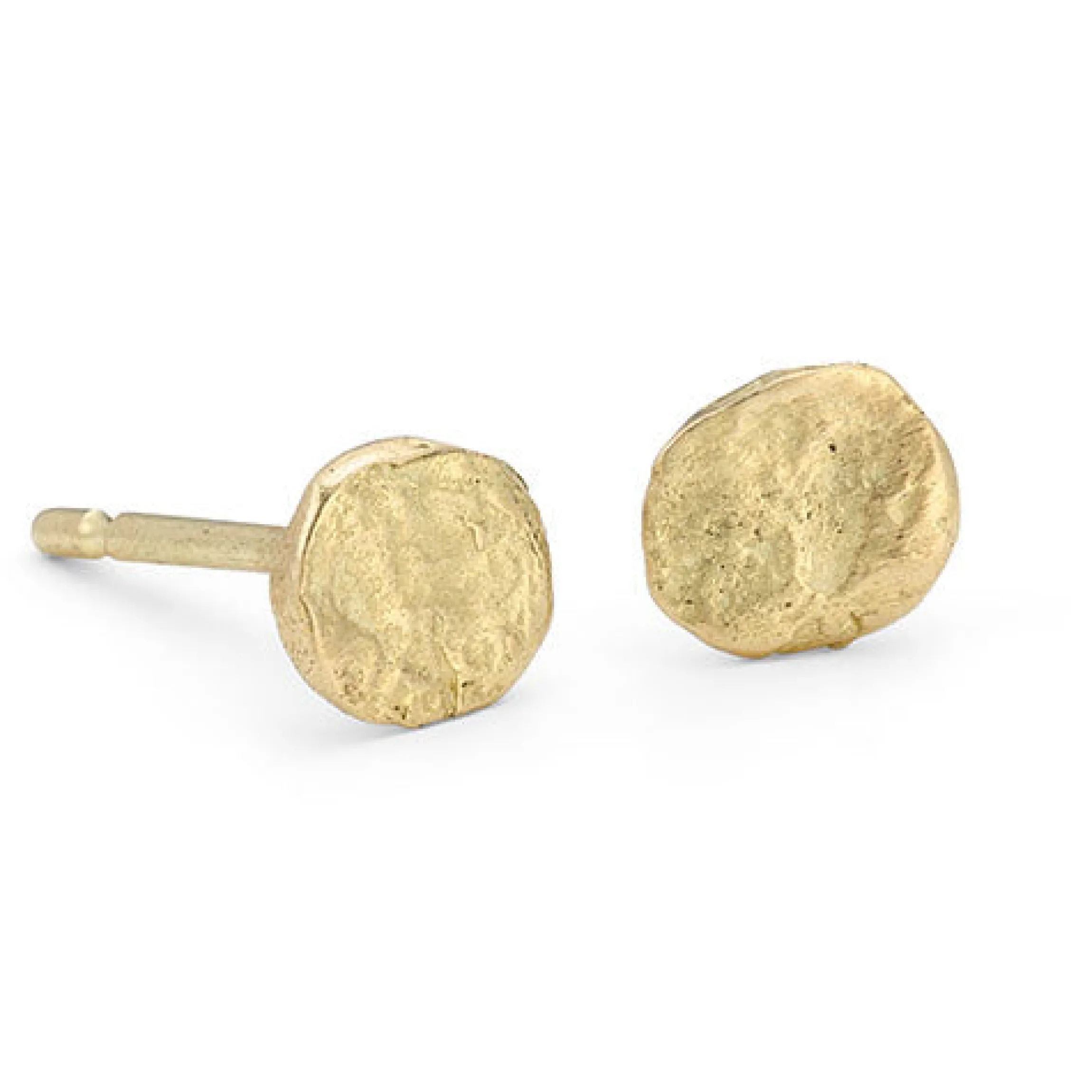 Nugget Studs 18ct Gold