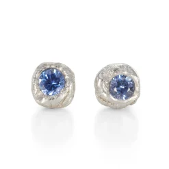 Ocean Stone Nugget Studs