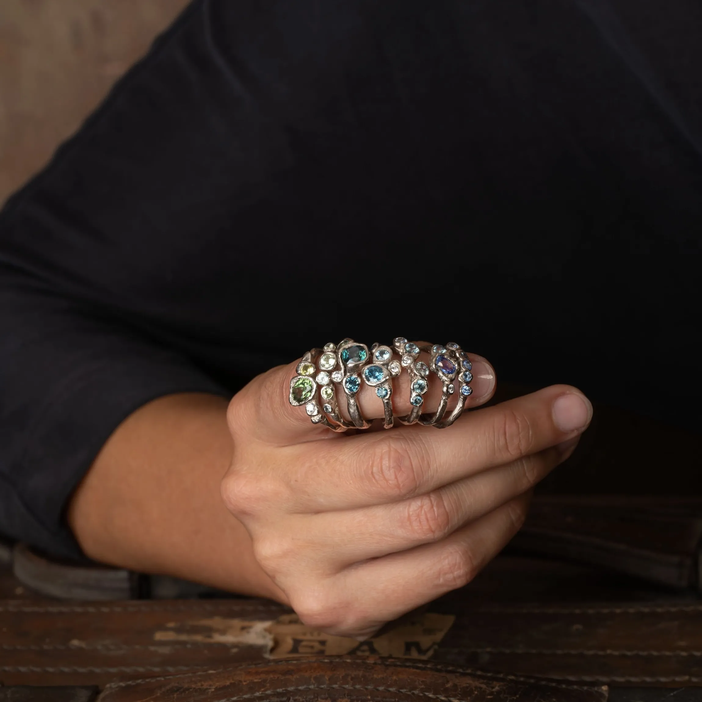 Ocean Stone Sea Sorrel Ring