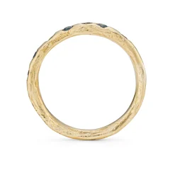 Ocean Studded Rock Ring