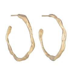 Penzance Hoops 9ct Gold