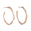 Penzance Hoops 9ct Rose Gold