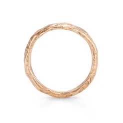 Plateau Wedding Band 18ct Rose Gold