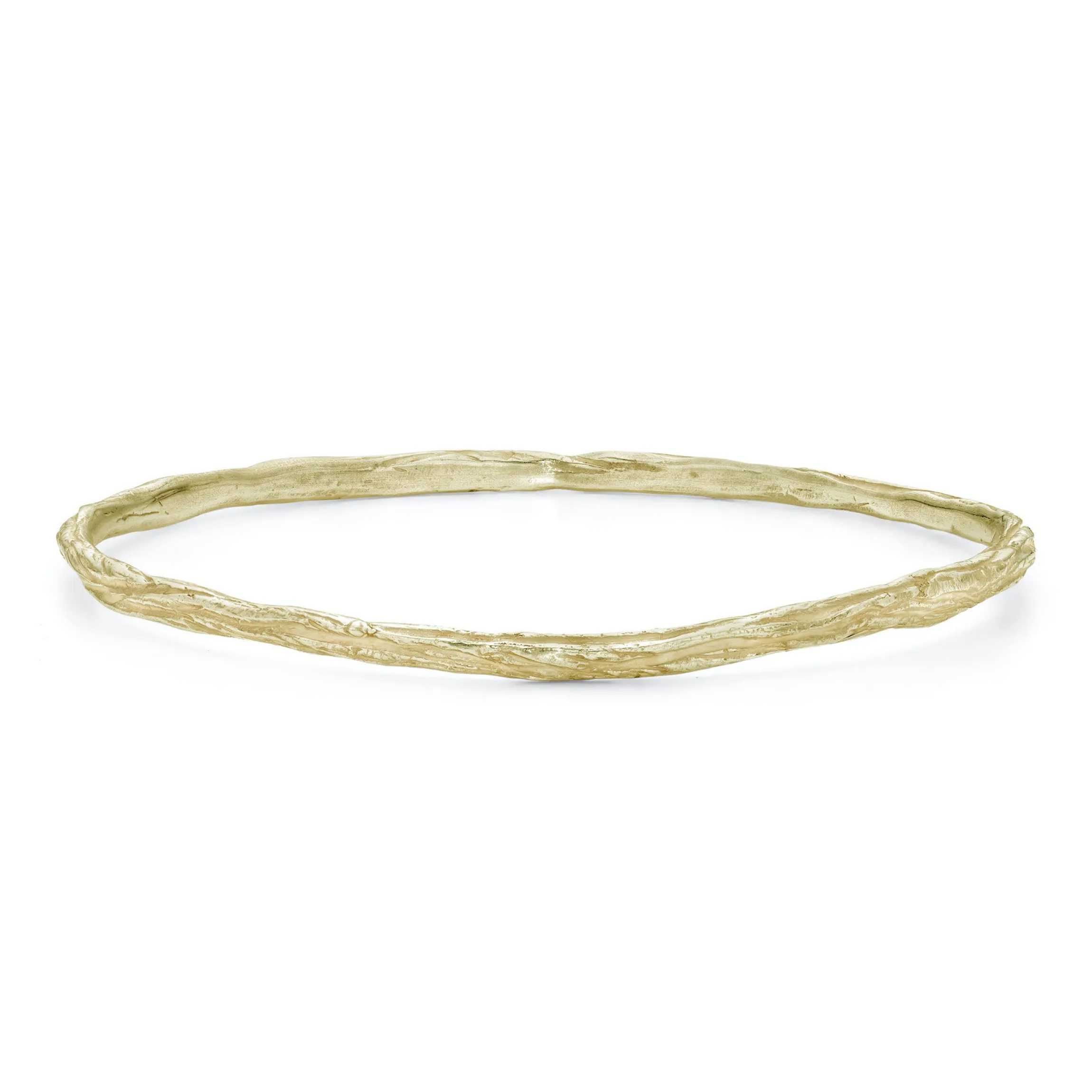 Ripple Bangle 9ct Gold