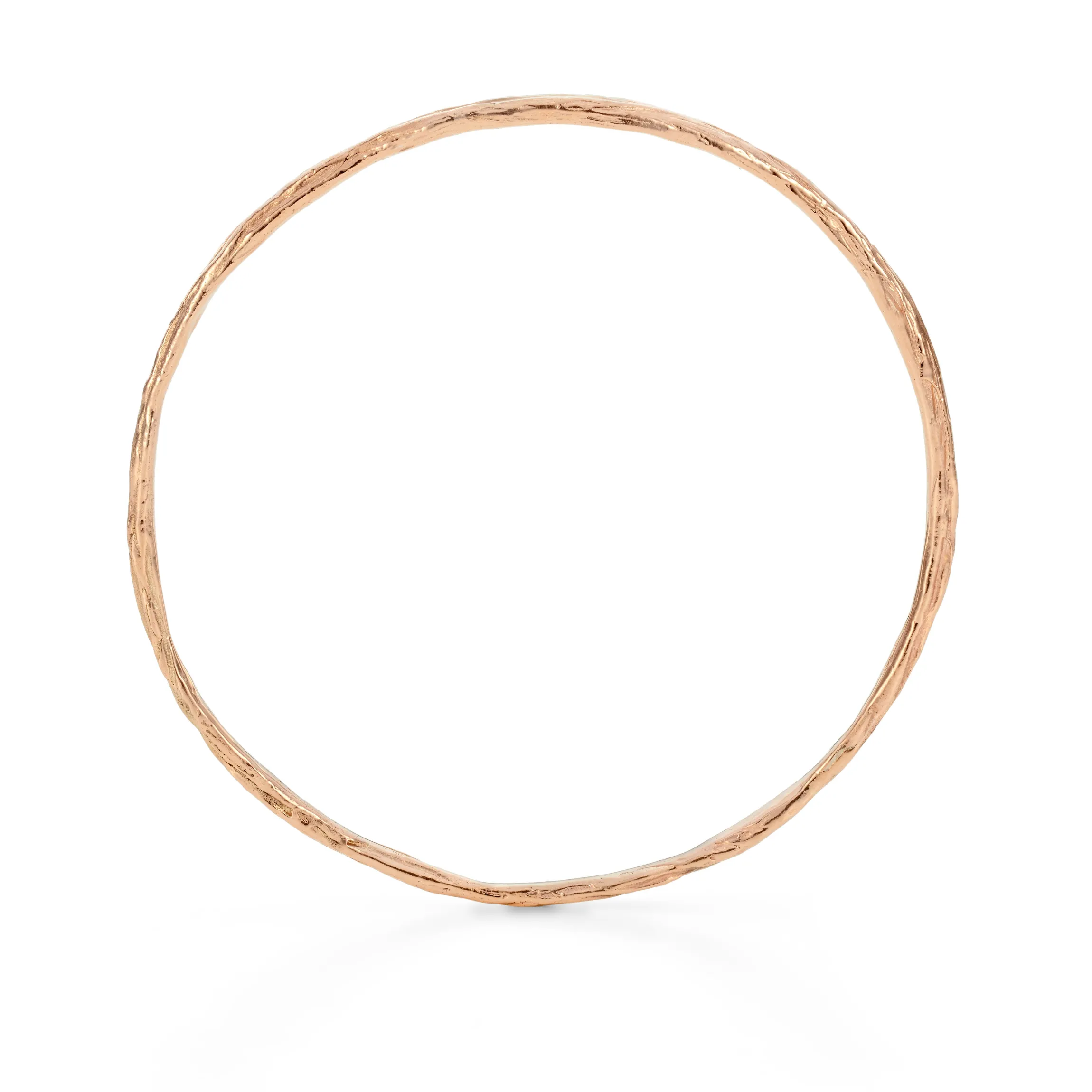Ripple Bangle 9ct Rose Gold