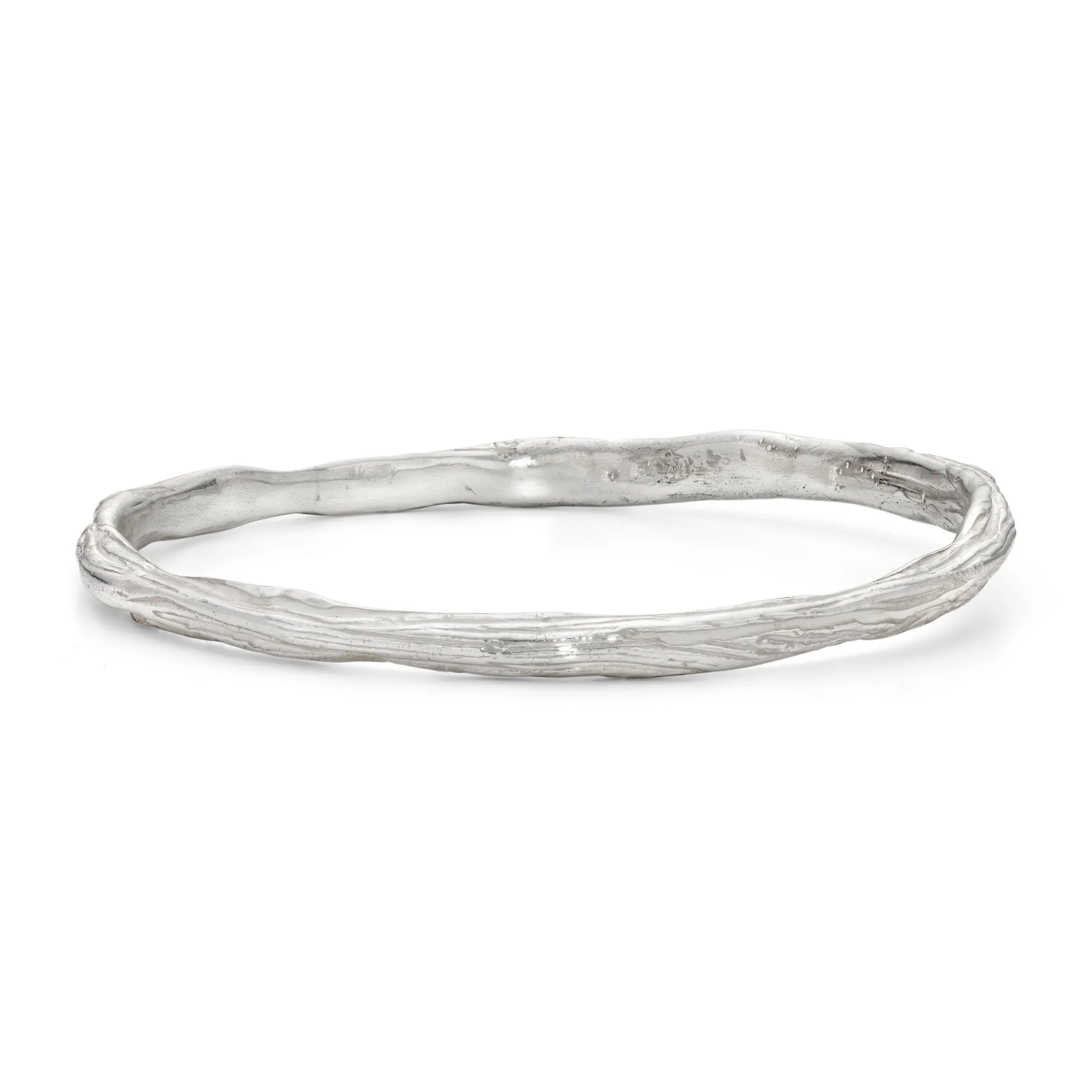 Ripple Bangle Silver