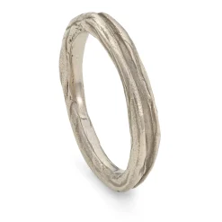 Ripple Fine Ring 18ct White Gold