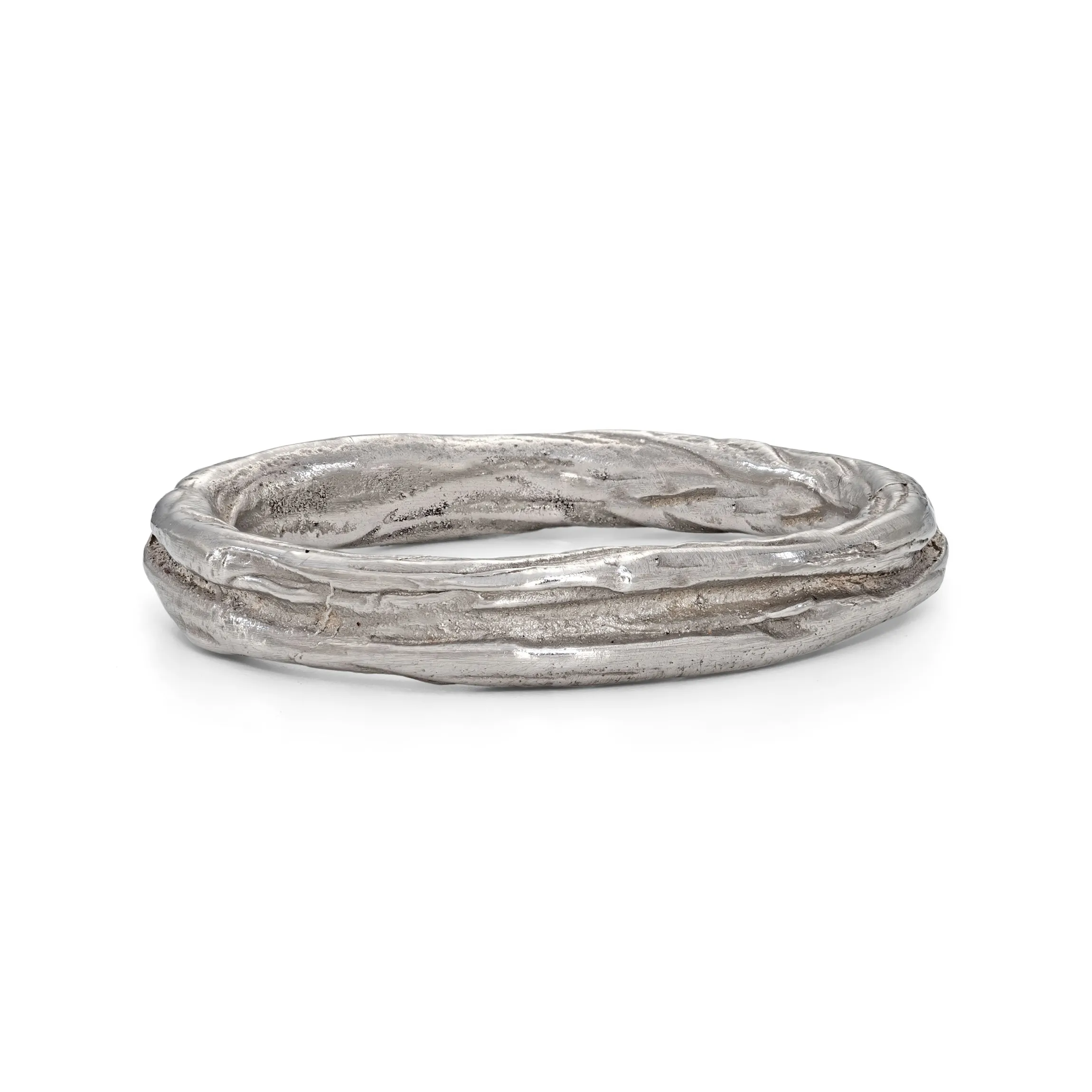 Ripple Fine Ring Platinum