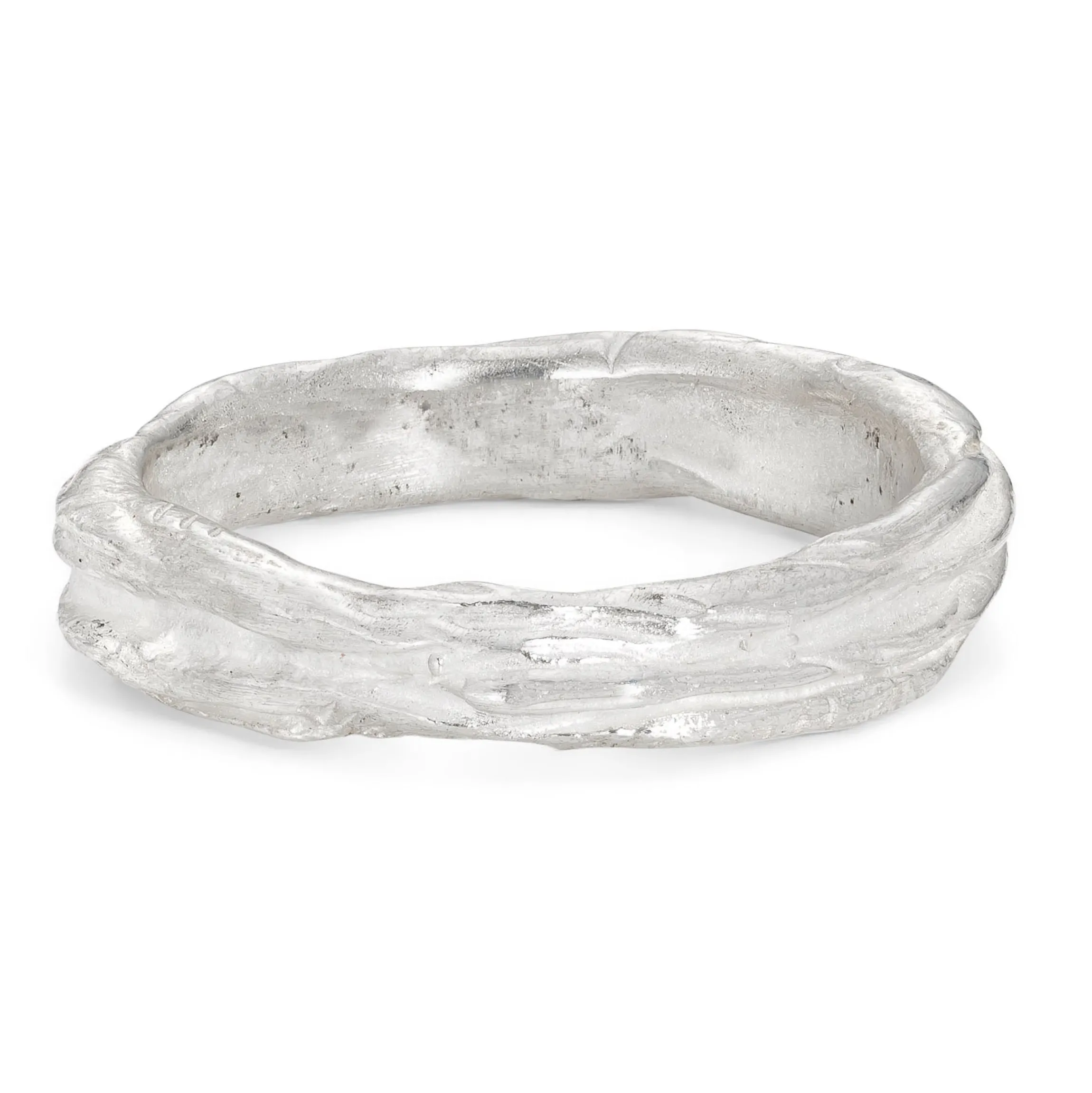 Ripple Medium Ring Silver