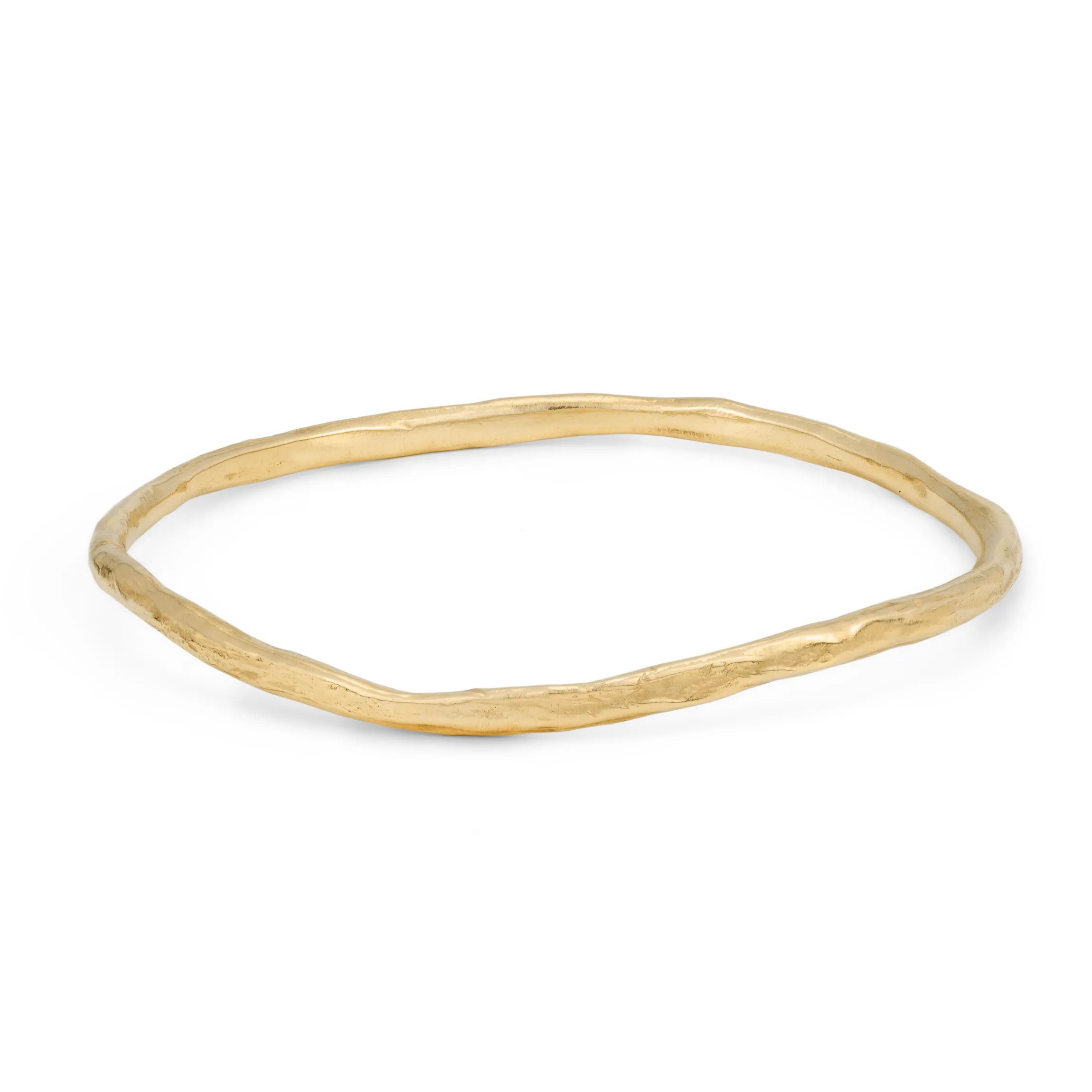 Rock Bangle 18ct Gold