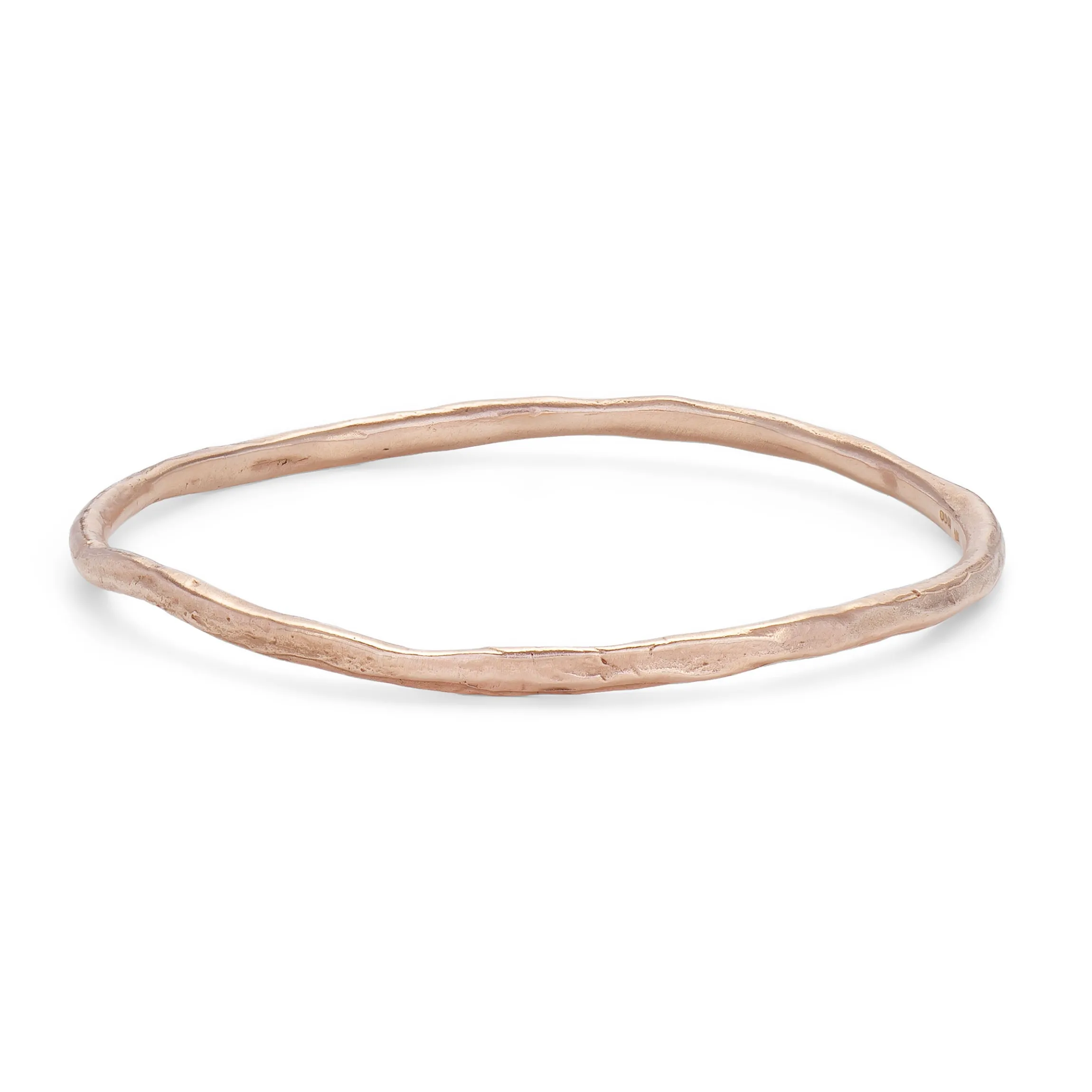 Rock Bangle 9ct Rose Gold