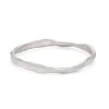 Rock Bangle Silver