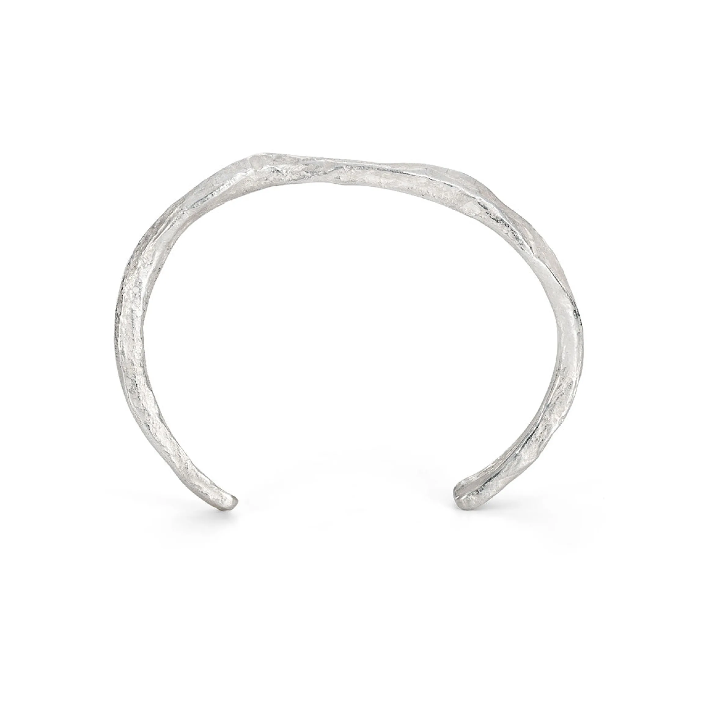 Rock Cuff Silver