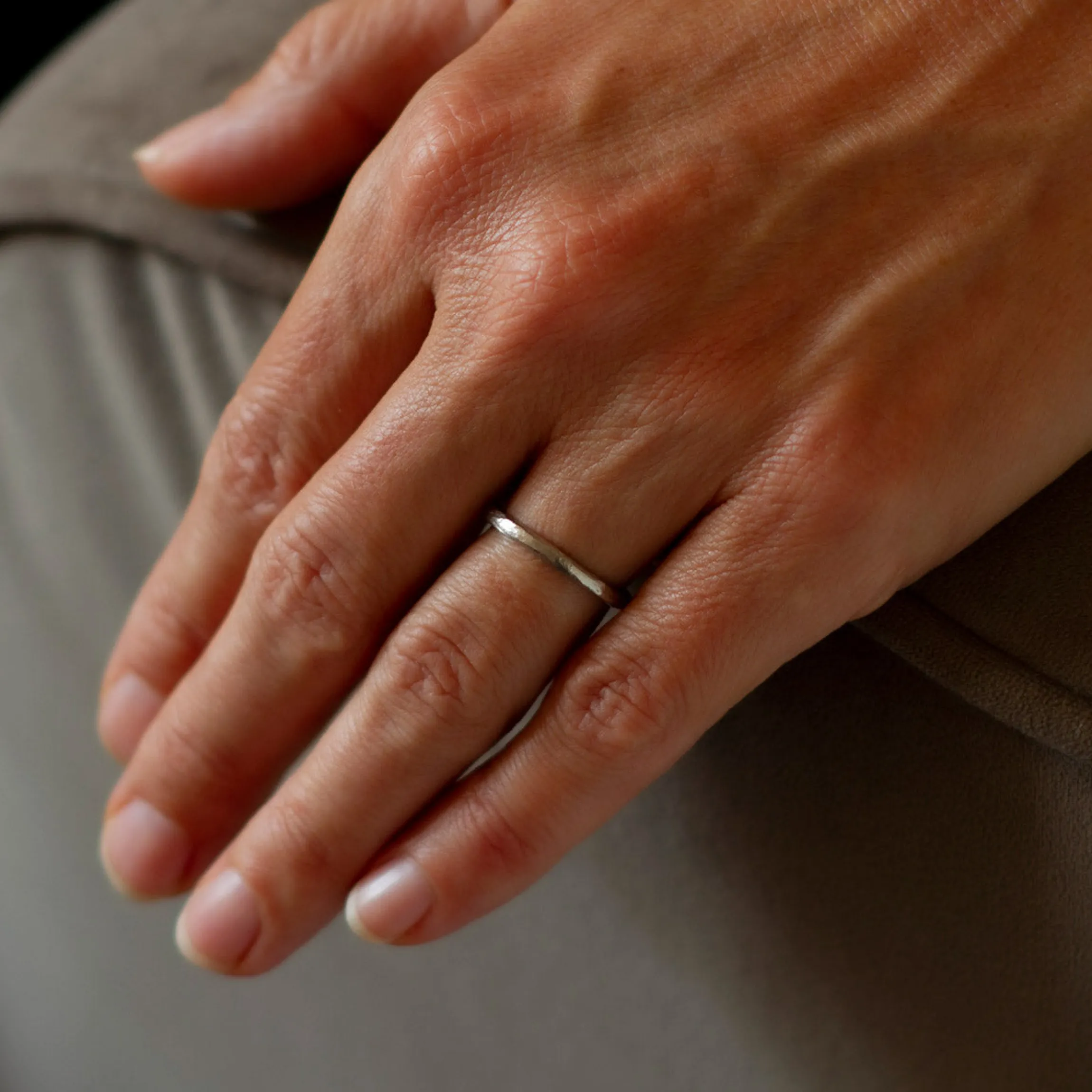 Rock Fine Ring Platinum