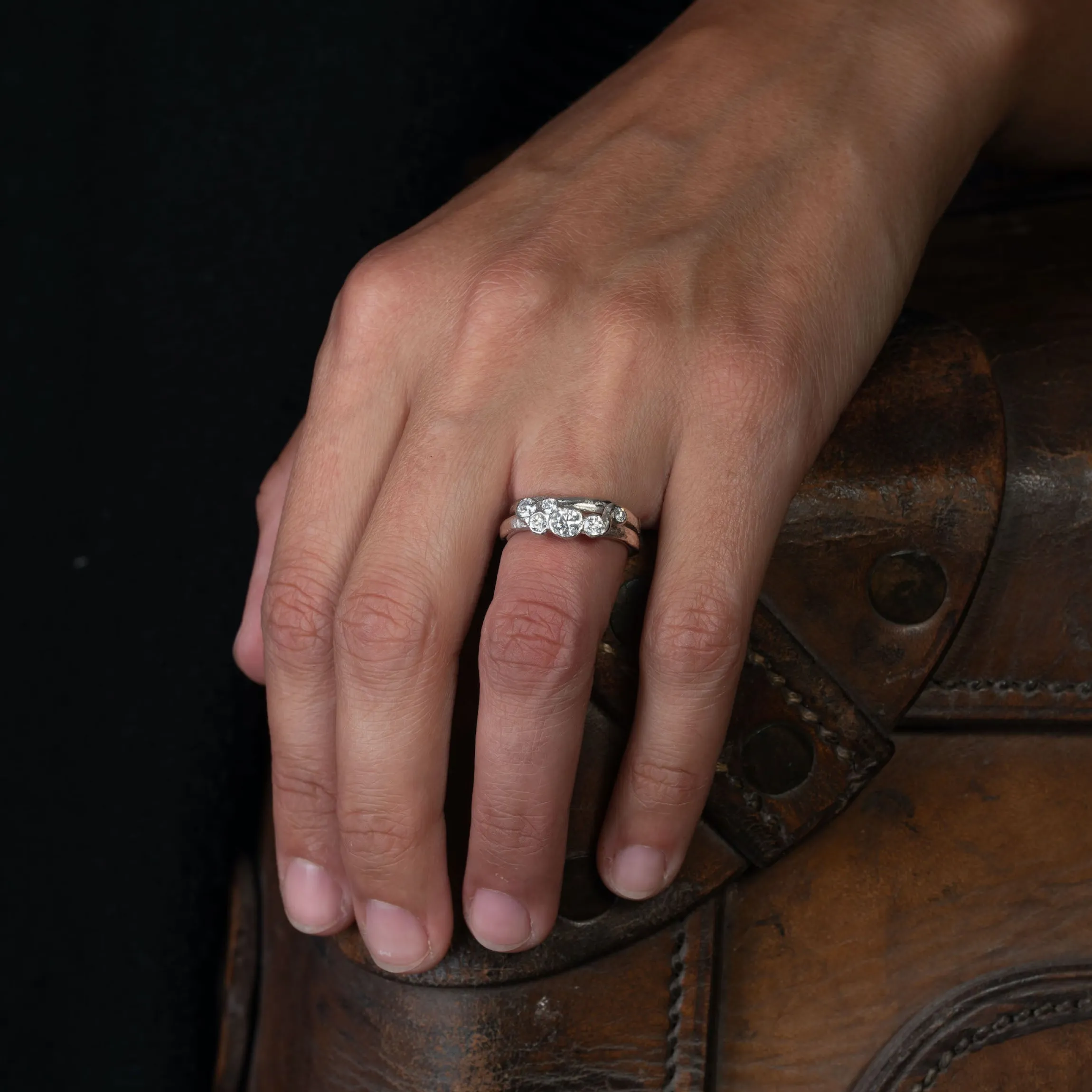 Rock Fine Ring Platinum